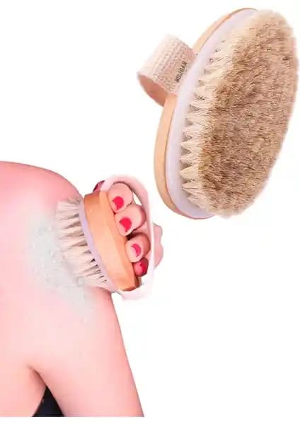 MUJGAN Soho Doğal At Kılı Selülit Fırçası: Doğal ve Etkili Cilt Bakım Çözümü