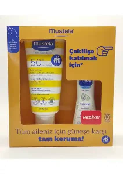 Mustela SPF50+ Güneş Losyonu: Yüksek Koruma ve Hassas Ciltlere Uygun Güneş Koruyucu