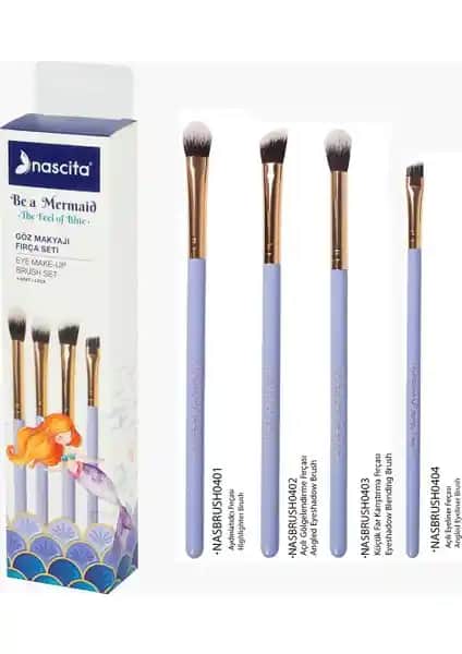 Nascita Be a Mermaid Göz Makyajı Fırça Seti ile Profesyonel Göz Makyajı Deneyimi
