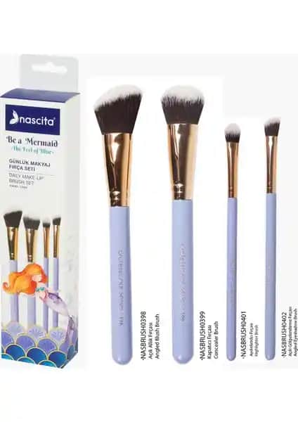 Nascita Be a Mermaid Günlük Makyaj Fırça Seti ile Profesyonel Sonuçlar Elde Edin