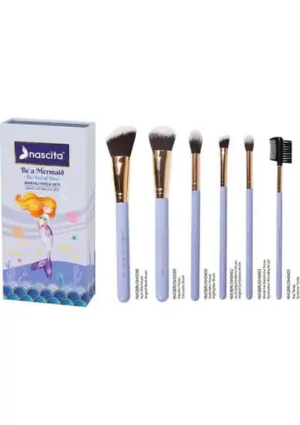 Nascita Be A Mermaid Makyaj Fırça Seti Profesyonel ve Hijyenik Kullanım İçin Uygun