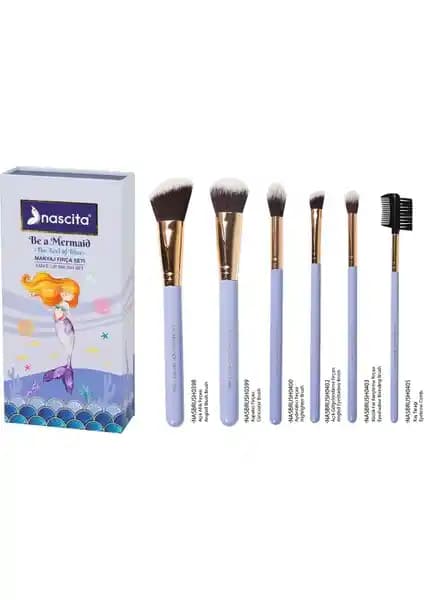 Nascita Be A Mermaid Makyaj Fırça Seti Profesyonel ve Hijyenik Kullanım İçin Uygun