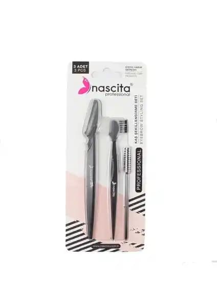 Nascita Kaş Şekillendirme Seti 3'lü - Doğal ve Belirgin Kaşlar İçin İdeal Çözüm
