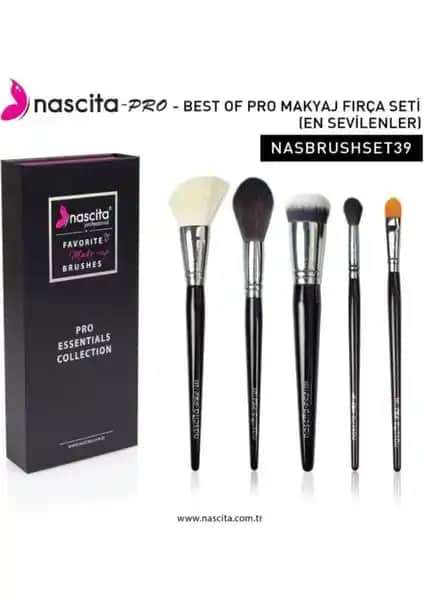 Nascita Pro Best Of Makyaj Fırça Seti Profesyonel ve Çok Yönlü Makyaj Araçları