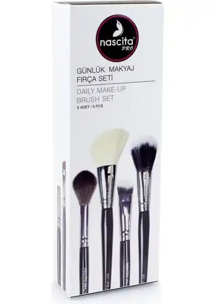 Nascita Pro Günlük Makyaj Fırça Seti 8'li Profesyonel ve Ev Kullanımı İçin Uygun