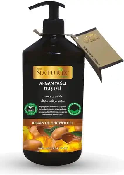 Naturix Argan Yağlı Duş Jeli: Doğal ve Nemlendirici Temizlik Deneyimi