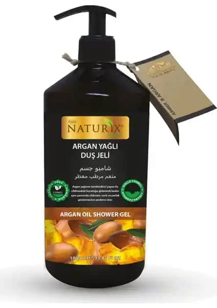 Naturix Organik Argan Yağlı Duş Jeli: Doğal ve Nemlendirici Temizlik Çözümü