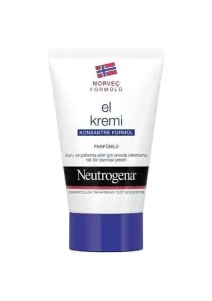 Neutrogena Parfümlü El Kremi 50 ml: Hızlı Nemlendirme ve Yumuşaklık Sağlayan Cilt Bakımı Ürünü