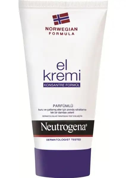 Neutrogena Parfümlü El Kremi: Nemlendiren ve Ferahlatan Günlük Bakım Ürünü