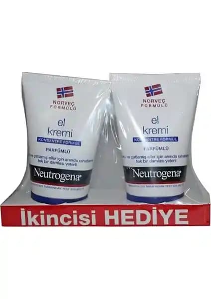 Neutrogena Parfümlü El Kremi Seti 2x50 ml ile Ellerinizde Mükemmel Bakım