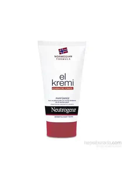 Neutrogena Parfümsüz El Kremi: Hassas ve Kuru Ciltler İçin Yoğun Nemlendirici Çözüm