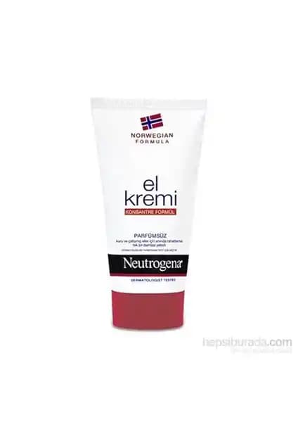 Neutrogena Parfümsüz El Kremi: Hassas ve Kuru Ciltler İçin Yoğun Nemlendirici Çözüm