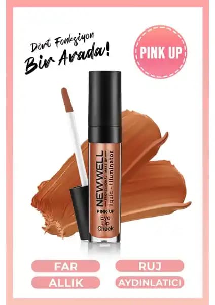 New Well Liquid Illuminator Allık 3'ü Bir Arada: Çok Yönlü Parlaklık ve Doğal Görünüm Sağlar