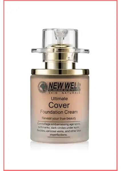 New Well Ultra Yoğun Kapatıcı Porselen Fondöten ile Pürüzsüz ve Doğal Cilt Görünümü Sağlama