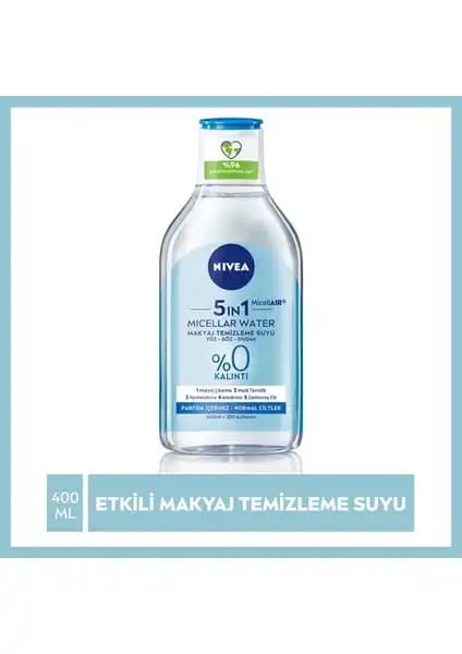 Nivea 5IN1 Micellar Makyaj Temizleme Suyu: Hassas ve Etkili Cilt Temizliği İçin Güvenilir Çözüm