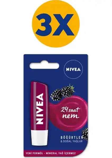 Nivea Böğürtlen Dudak Bakım Kremi: Doğal ve Uzun Süreli Nemlendirici Dudak Koruyucu