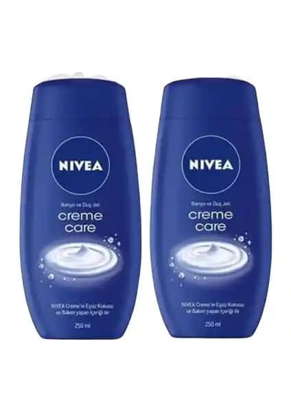 Nivea Creme Care 2'li Banyo ve Duş Jeli ile nazik ve etkili cilt temizliği ve nemlendirme