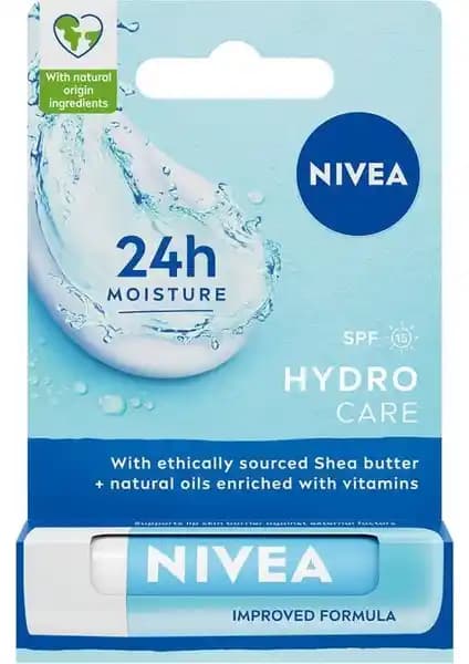 Nivea Hydro Care Dudak Bakım Kremi Günlük Nem ve Güneş Koruma Özelliğiyle