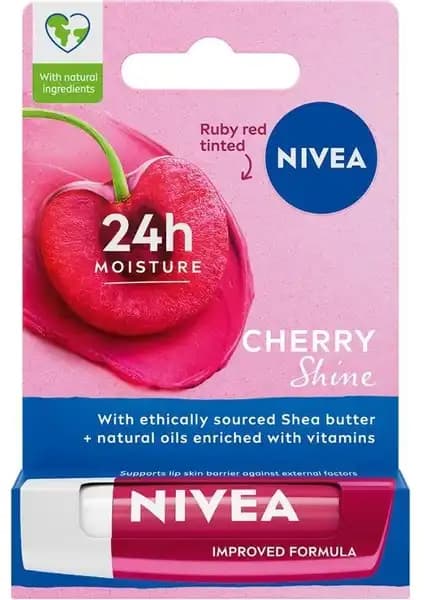 Nivea Kiraz Kokulu Dudak Bakım Kremi ve Parlatıcısı: Doğal ve Etkili Dudak Nemlendirme Çözümü