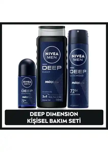 Nivea Men Deep Dimension Serisi Erkek Bakım Ürünleri: Temizlik, Koruma ve Ferahlık