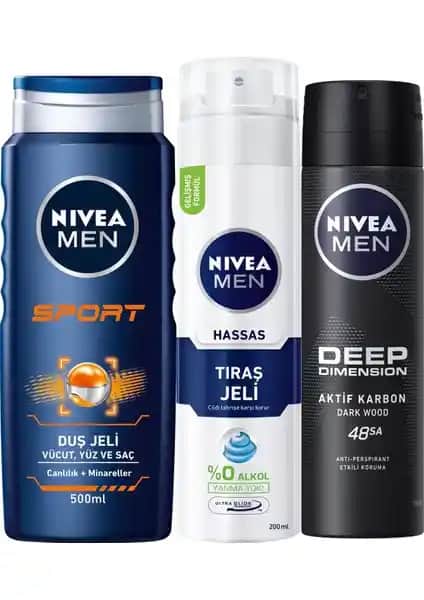 Nivea Men Spor ve Aksesuarlar: Erkekler İçin Günlük Bakım Çözümleri