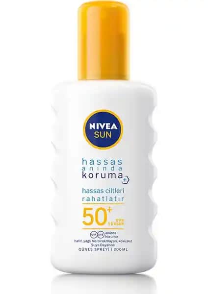 Nivea Sun Hassas Anında Koruma Spreyi: Hassas Ciltler İçin Yüksek Koruma ve Kullanım Kolaylığı