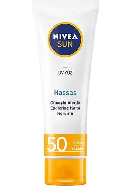 Nivea Sun Hassas Yüz Güneş Kremi: Hassas Ciltler İçin Güçlü UV Koruma ve Günlük Kullanım İçin Uygun