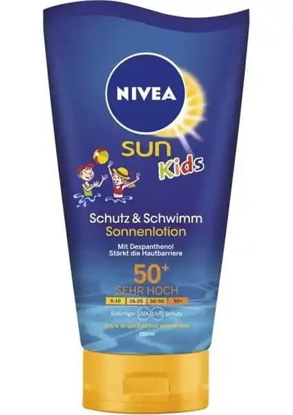 Nivea Sun Kids Güneş Koruyucu Süt SPF50+ Çocuklar İçin Güvenilir Güneş Koruyucu Ürün