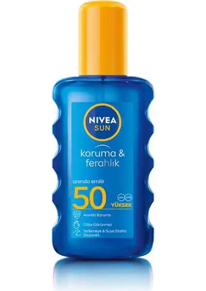 Nivea Sun SPF50 Güneş Spreyi Yüksek Koruma ve Hafif Kullanım Özelliğiyle Yaz Tatilinizin Güvencesi