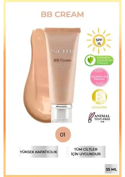 Note BB Cream SPF 15: Doğal Görünüm ve Güçlü Koruma Sağlayan Cilt Bakım Ürünü