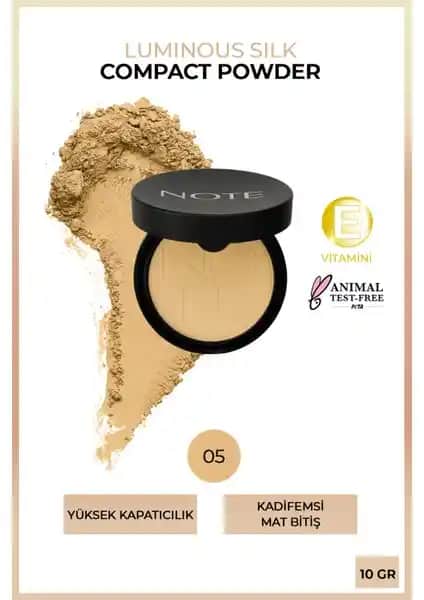 Note Cosmetics Luminous Silk Compact Powder: Doğal ve Parlak Makyaj İçin İdeal Çözüm
