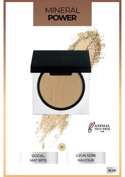 Note Cosmetics Mineral Powder Mat Bitişli Toz Pudra ile Doğal ve Mat Makyaj Sağlayan Yüksek Kalite Ürün