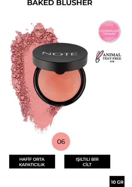 Note Kozmetik Baked Blusher Işıltılı ve Doğal Görünüm Sağlayan En İyi Allık Ürünü