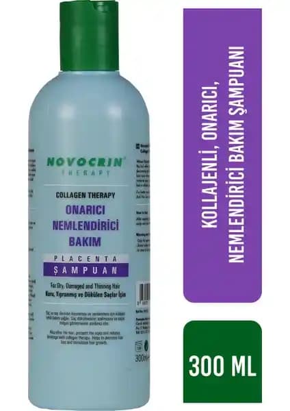 Novocrin Placenta Collagen Therapy Onarıcı Nemlendirici Bakım Şampuanı İncelemesi