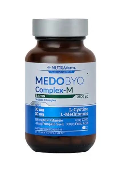 Nutrafarm Medobiocomplex-E: Saç Dökülmesine Karşı Etkili Biotin Takviyesi