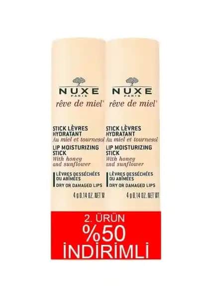 Nuxe Reve De Miel Dudak Bakımı Stick: Doğal ve Etkili Nemlendirme Çözümü