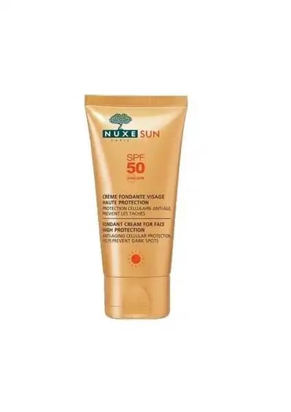 Nuxe Sun Creme Fondante Visage SPF50: Yüksek Koruma ve Hafif Formül Özelliğiyle Güneş Kremi