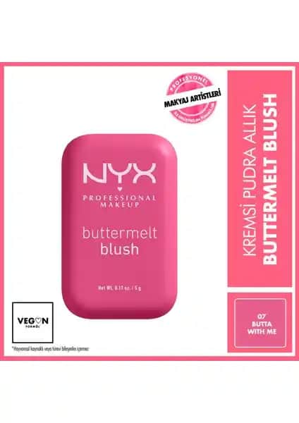 NYX Buttermelt Blush Allık ile Doğal ve Canlı Makyaj Deneyimi