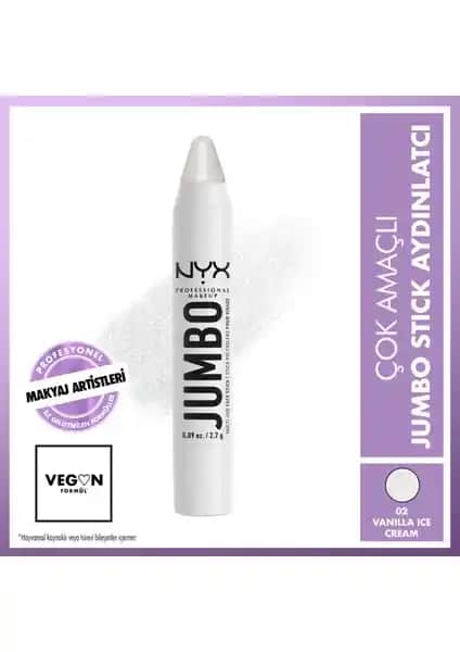 NYX Jumbo Face Stick Vanılla Ice Cream: Pratik Çok Amaçlı Aydınlatıcı Ürünü İncelemesi