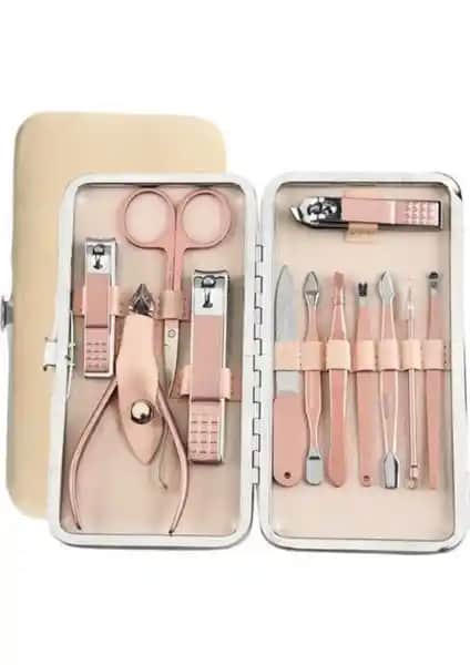Ocean Paslanmaz Çelik Manikür ve Pedikür Seti: Şık ve Dayanıklı 12 Parçalık Profesyonel Bakım Çözümü