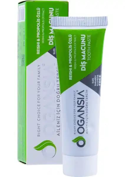 Ogansia Reishi ve Propolis Özlü Doğal Diş Macunu ile Ağız Sağlığınızı Koruyun