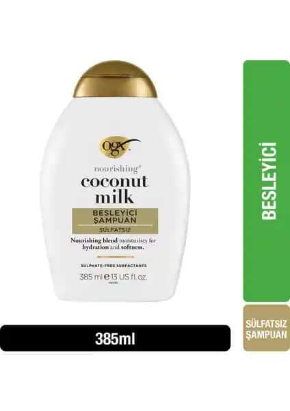 Ogx Besleyici Coconut Milk Sülfatsız Şampuan ile Doğal ve Sağlıklı Saç Bakımı