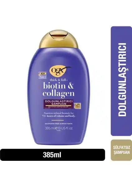 OGX Biotin ve Kolajen İçerikli Hacim Artırıcı Şampuan: Saç Sağlığı ve Doğal Görünüm İçin Yenilikçi Çözüm