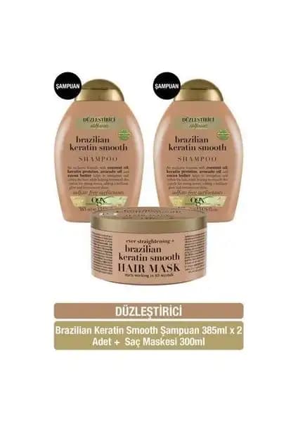 Ogx Brazilian Keratin Smooth Serisi Şampuan ve Maskesi: Saçlarınız İçin Doğal Bakım Çözümü