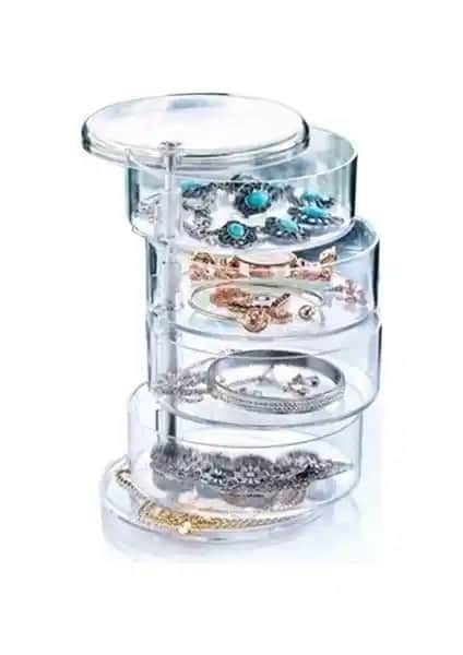 Oktay Bee Home Silindir 4 Katlı Dönebilir Kozmetik ve Takı Düzenleyici Ürün İncelemesi