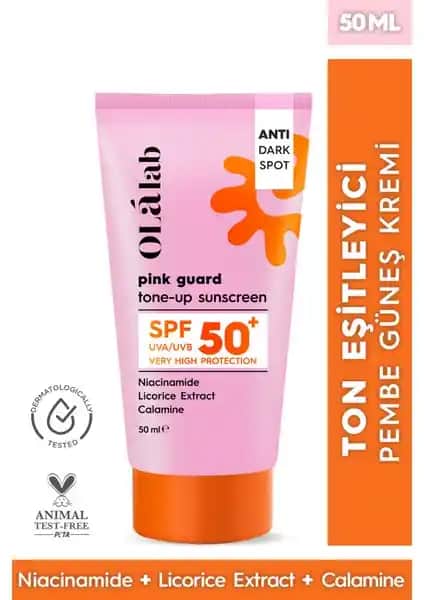 OlaLab SPF 50+ Yüz Güneş Kremi ile Günlük Koruma ve Cilt Tonu Eşitleme