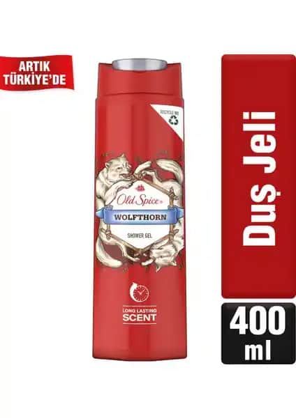 Old Spice Wolfthorn Erkekler İçin Çok Yönlü Duş Jeli ve Şampuan Ürünü Detayları