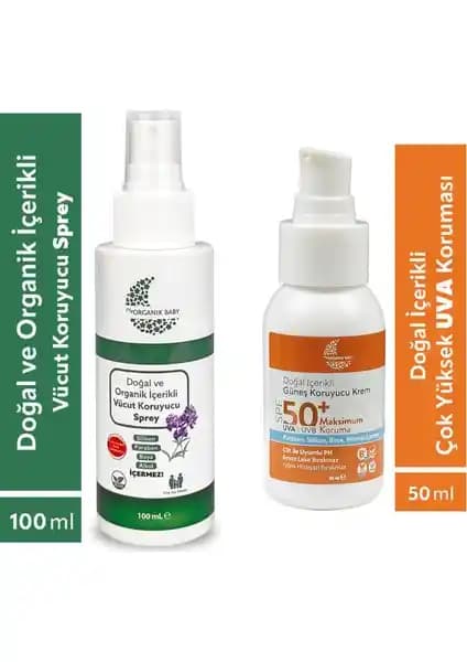 Organik Bebek ve Aileler İçin Doğal Güneş Koruyucu Ürünler: Sprey ve Krem Seçenekleri
