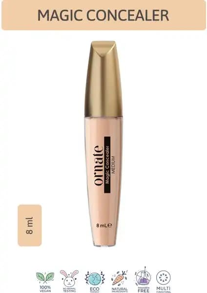 Ornate Magic Concealer Kapatıcı Krem 02 ile Kusursuz ve Doğal Makyaj Deneyimi