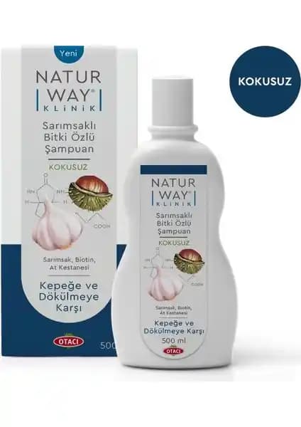 Otacı Naturway Klinik Kepe Karşıtı Sarımsaklı Şampuan ile Saç Sağlığınızı Güçlendirin